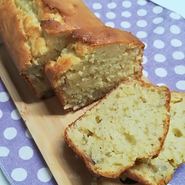 ホットケーキミックスで☆簡単バナナパウンドケーキ